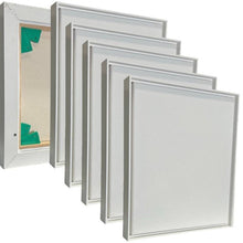  5 Pack Float Frames Lota White with Artist Custom Canvas